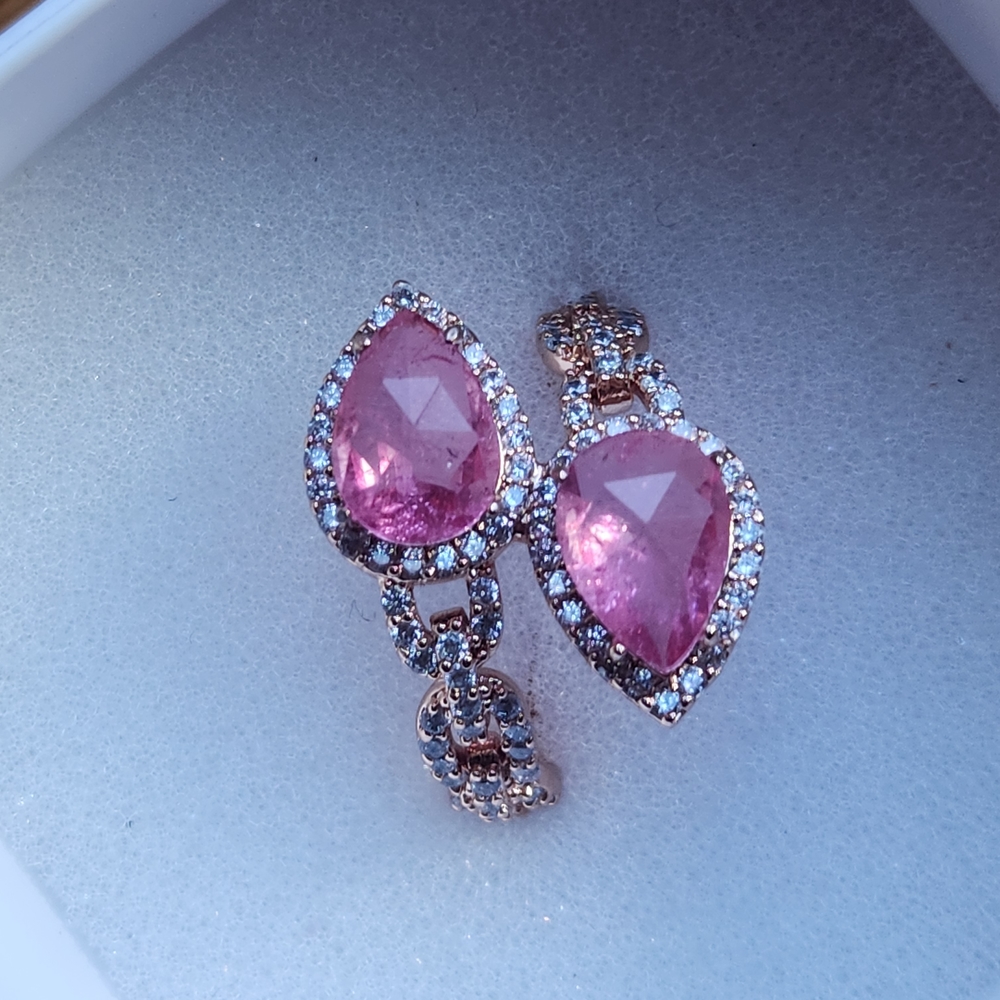 Elegant Pink Gemstone Ring